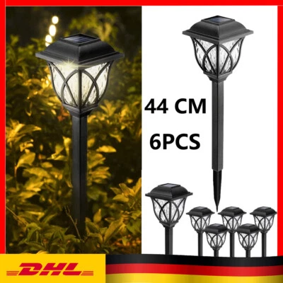 6er Set Solarleuchten Außen Garten Deko LED Solarleuchten Solarlampe IP44 2025 - Bild 1 von 4
