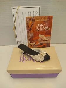 Just the Right Schuh, von Raine, Pearl Mule"" Artikel # 25010, signiert COA CIB - Bild 1 von 16