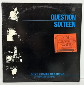 Matt Sorum Of Guns N’ Roses Q Sixteen Q 16 Rare Blue Colored Vinyl Record Cult - Foto 1 di 7