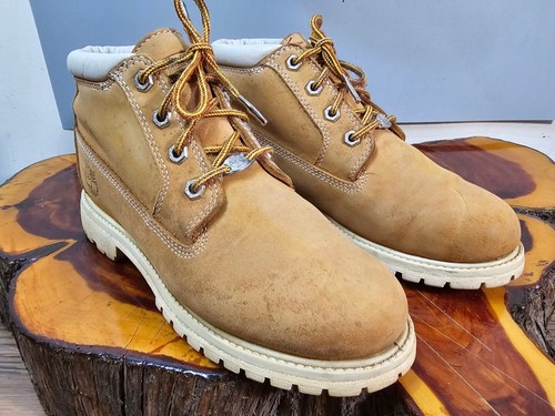 Stivali impermeabili vintage Timberland Nellie grano bianchi 23391 donna taglia 8M US