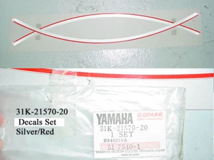 Yamaha RD350YPVS RZ350 Front Fender Decal NOS RZ250 Graphic Sticker 31K-21570-20 - Bild 1 von 10
