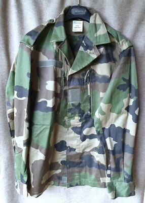 ARMÉE FRANÇAISE VESTE TREILLIS F2 TAILLE 96 M CAMO CENTRE EUROPE NEUF DE STOCK - Photo 1/4