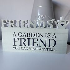 Freestanding Wooden Country Style Potting Shed Plaque Garden Is Grown With Love