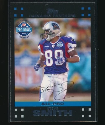 2007 Topps #418 Steve Smith PB pro bowl MINT - Image 1 of 2