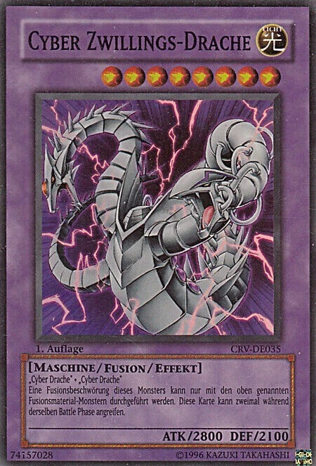 CRV-DE035 Cyber Zwillings-Drache 1 Aufl. Super Rare aus Cybernetic Revolution - Bild 1 von 1