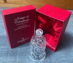 Waterford Crystal signed bell 3rd Edition 1993 Hark The Herald Angels Sing w/box - Picture 1 of 1