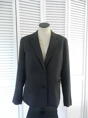 Yansi Fugel Mujer Marrón Oscuro Manga Larga Dos Botones Delantero Blazer, Talla: 2 Foto 1 de 4