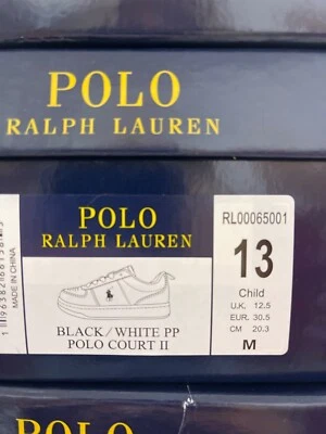Tenis Polo Ralph Lauren para niños Polo Court II (jóvenes) elige tu talla nuevas Foto 1 de 3