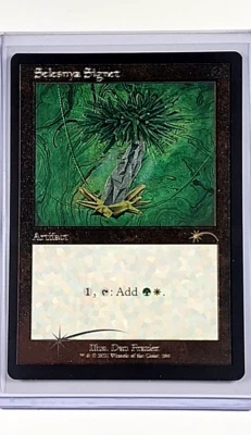 2021 MTG Magic the Gathering Secret Lair Drop Foil Etched #290 Selesnya Signet - Image 1 of 2
