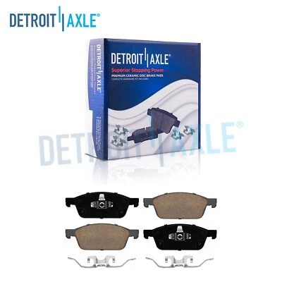 Front Ceramic Brake Pads w/Hardware for 2014 - 2019 Ford Escape Transit Connect - Image 1 of 4