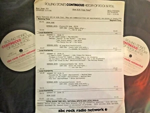 RADIO SHOW: 5/27/84 ROLLING STONE COPY TUNES: ELO,VAN HALEN (3),MANFRED MANN (2) - Picture 1 of 1