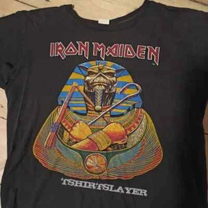 Iron Maiden Powerslave Camiseta, Remake Camisa Negra, Heavy Metal Banda Camisa QT904 - Imagen 1 de 3