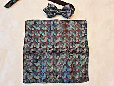 BUFANDA DE BOLSILLO PAPILLON AUTÉNTICA VINTAGE PARA HOMBRE EN CAJA ORIGINAL Foto 1 de 4