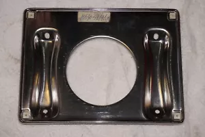 Alfa Romeo 105 GIULIA SPRINT GT/GTV/GTA/GTC ST.STEEL REAR LICENSE HOLDER, NOS - Picture 1 of 3