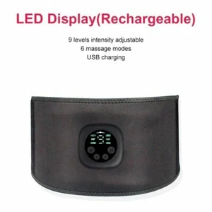 1x Waist Massage Belt Body Slimming Belt Weight Loss Fat Burning Digital Display - Picture 1 of 7