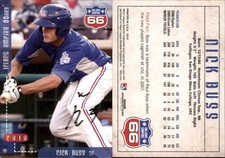 Nick Buss Signed 2010 Grandstand Inland Empire 66ers #NNO Card Auto AU