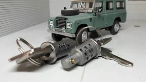 Land Rover Series 3 Antiburst Door Lock Barrel & Keys 395141 Matching Set Pair - Picture 1 of 1