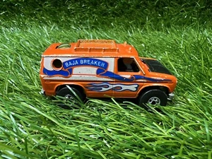 Hot Wheels Baja Breaker Mattel Orange Diecast Vintage 1982 Beach Surf Van Rare - Picture 1 of 9