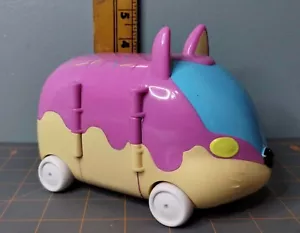 Tomy Archamps Ritzy Roller Toy Pink Sparkle Cat Van On Wheels - Pre-Owned - Picture 1 of 6
