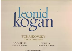 USA 1950s CLASSICAL LP LEONID KOGAN TCHAIKOVSKY VIOLIN CONCERTO A MITNIK PIANO - Bild 1 von 6