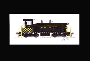 Frisco NW2 #261 11""x17"" estampado enmarañado firmado por Andy Fletcher - Imagen 1 de 1