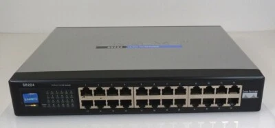 Linksys SR224 24 Port 10/100 Switch - Image 1 of 4