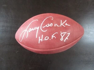 Larry Csonka Autograph Official NFL Football ( Paul Tagliabue ) HOF 87 Dolphins - Picture 1 of 3