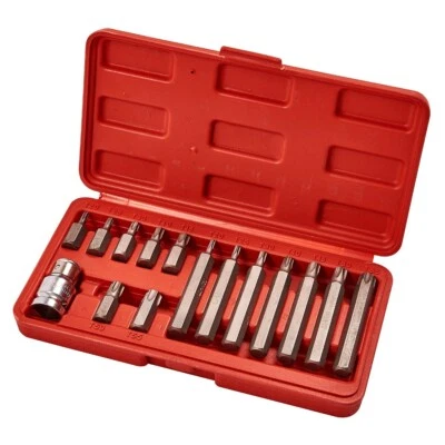 Amtech 15 Piece Torx Bit & Socket Set I8500 Torque Bit Set - Image 1 of 3