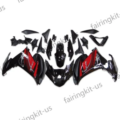 Carenado de plástico FK rojo negro apto para Yamaha 2009-2015 2012 2014 FZ6R a011 Foto 1 de 4