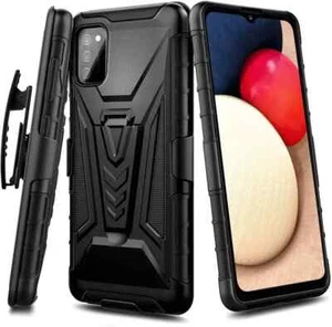 Rome Tech Dual Layer Holster Gürtelclip Combo Case, Cover Ständer für TCL A3X - Bild 1 von 24