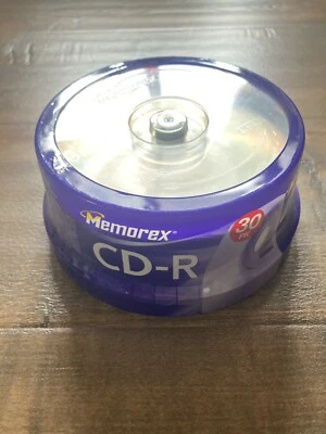 MEMOREX 52x 30Pack 700mb CD-R Sealed Pack Spindle Recordable Compact Discs - Image 1 of 4