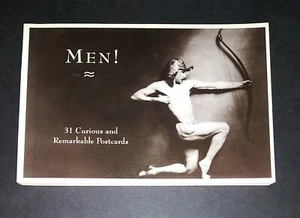 Adult erotic art MEN! 31 Curious Remarkable Postcards 1991 gay interest ATHLETES - Imagen 1 de 2