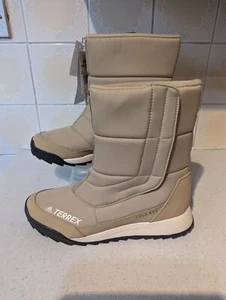 adidas Terrex Choleah Womens Beige Hiking Snow Boots Size 8 / 42 NWT RRP £110 - Picture 1 of 14