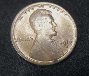1916 D, United States, Lincoln Wheat Cent Penny, Exact Coin As In Photo - Picture 1 of 2