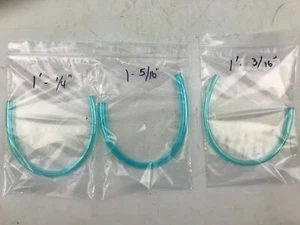 Motorcycle Blue Polyurethane Fuel Line - 1 Foot each of 3/16", 1/4" and 5/16" - Picture 1 of 1