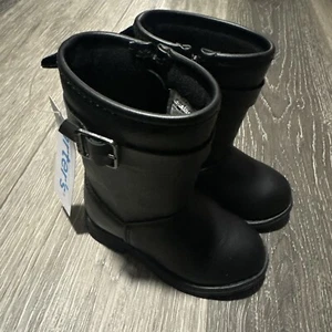 Botas de Moda Carter’s Negras Niñas Pequeñas Talla 5M Cremallera Alta Nuevas con Etiquetas - Imagen 1 de 7