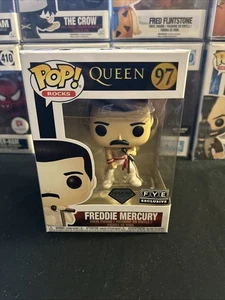 Funko Pop! Freddie Mercury Diamond Collection FYE Exclusive #97 With Protector - Picture 1 of 7