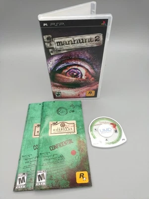 Manhunt 2 - Sony PSP - Complete CIB Like New Condition  - Image 1 of 2