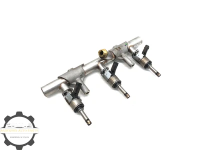 2017-2019 AUDI Q7 3.0L V6 RIGHT PASSENGER FRONT FUEL RAIL LINE W/INJECTORS OEM - Image 1 of 4