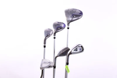 LEFTY Callaway XJ-2 6-Piece Girls 1W, 3W, 5H, 9i, SW, Putter Set Youth - Image 1 of 4