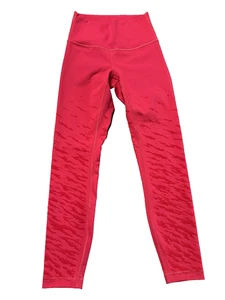 Lululemon Hose Damen 4 rot hoher Bund eng Tonmuster sportlich LW5EDKS - Bild 1 von 4