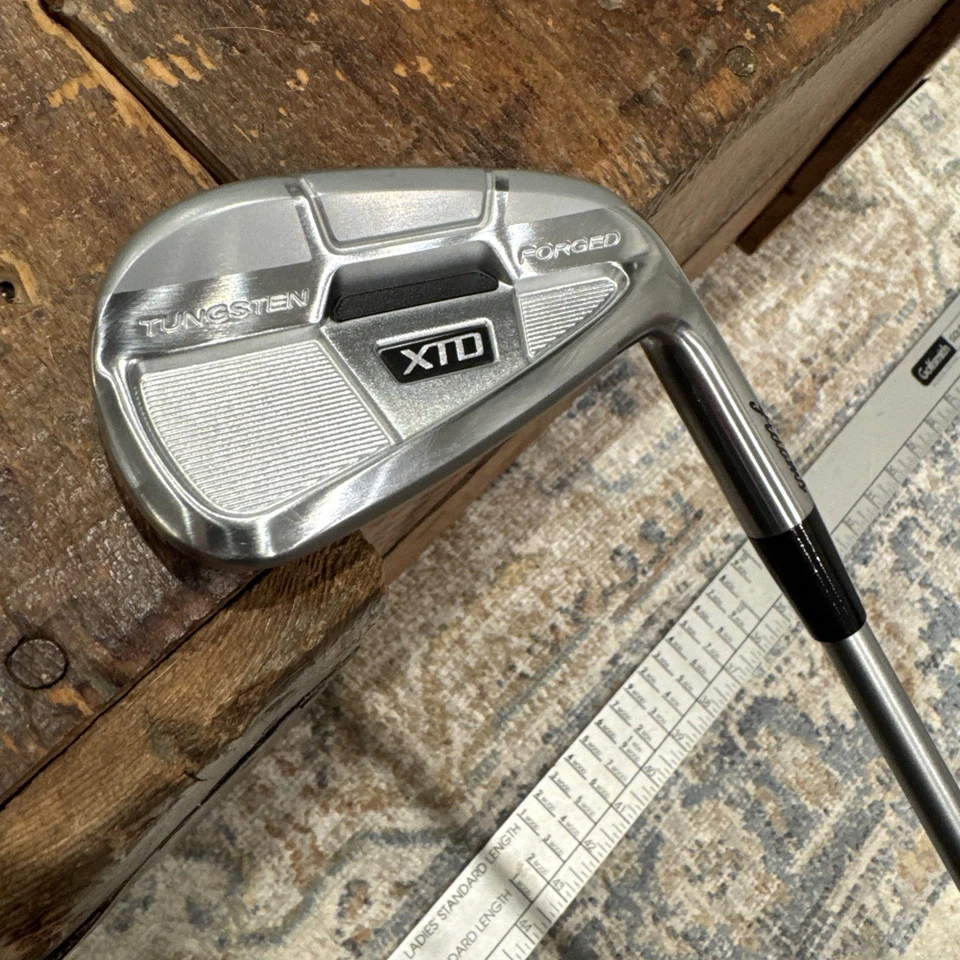 New Adams XTD Forged 6 Iron KBS Tour C-Taper 120 Stiff RH 39” Demo 2° UP/ +1” - Image 1 of 4