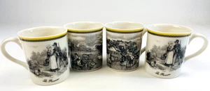Tazas planas de porcelana Villeroy & Boch Audun Ferme 10 oz ~ Juego de 4 Luxemburgo - Imagen 1 de 23