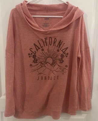 Sonoma Women's Pullover Hoodie Sweatshirt Large Pink Casual - Image 1 of 4