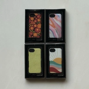 Lot of 4 Casely Bold Cases With Boxes | iPhone SE|6|7|8 Case - Photo 1 sur 3