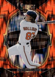 2023 Panini Select #39 Jackson Holliday Orange Flash Prizm - Picture 1 of 2