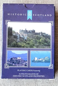 Maravillosas vistas de Escocia histórica baraja de cartas 54 completa Reino Unido - Imagen 1 de 9