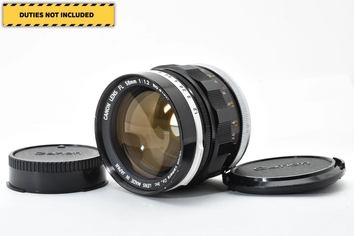 Canon FL f/1.2 Camera Lenses 58mm Focal for sale | eBay