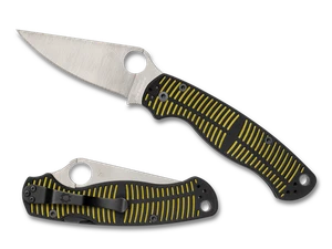 Spyderco Knives Para Military 2 Salt C81GBKYLMCP2 Yellow Black G10 CPM Magnacut - Picture 1 of 4