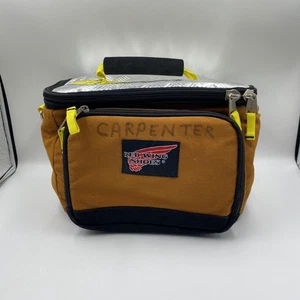 Zapatos Red Wing bolsa refrigeradora de almuerzo aislada lonchera marrón lona amarilla RW 95004 - Imagen 1 de 15
